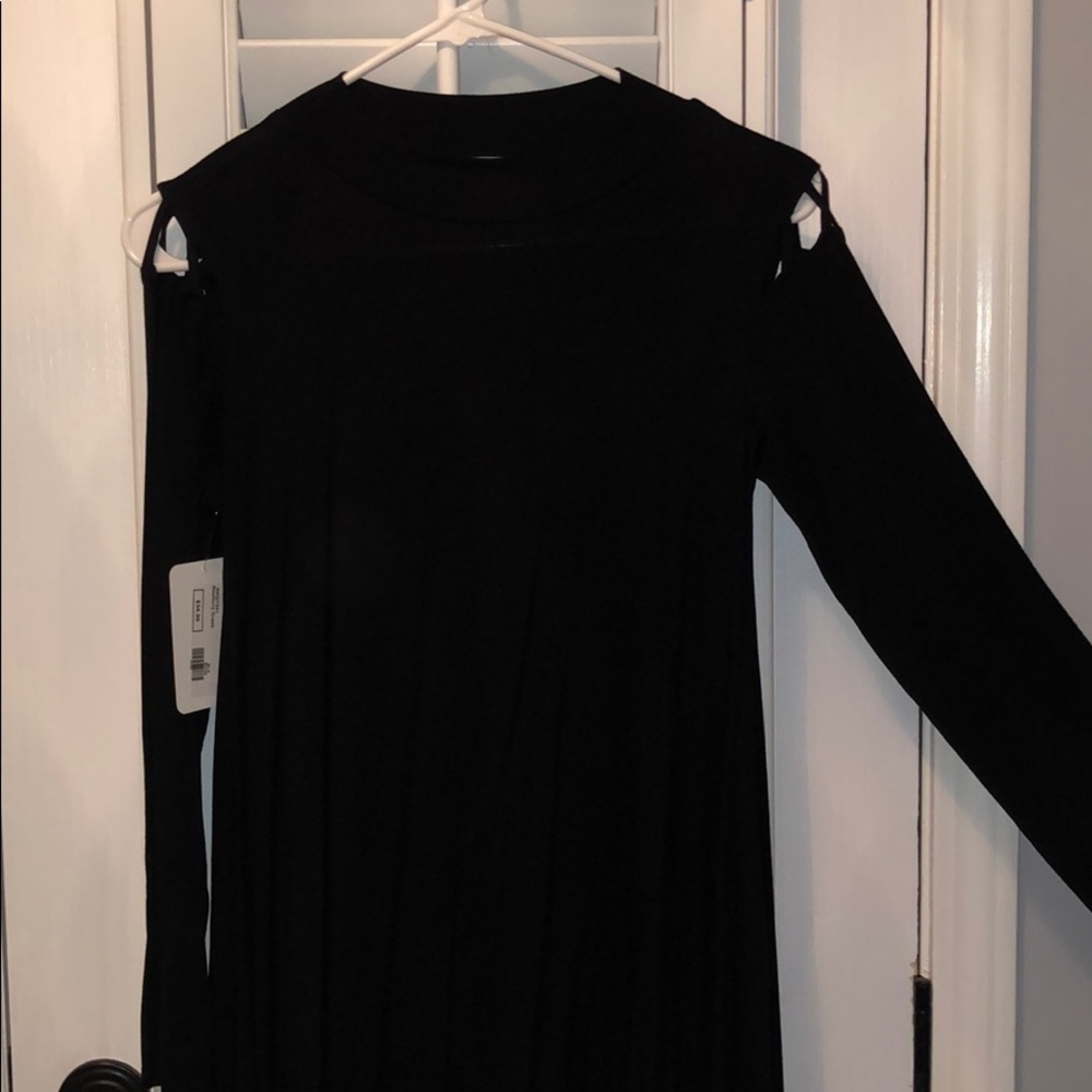 Long Sleeve High Neck Dress